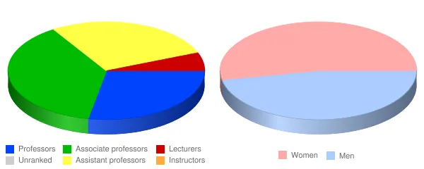 Adelphi University Faculty Demographics Chart