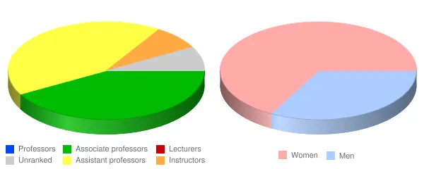 Adler Graduate School Faculty Demographics Chart