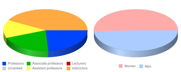 American University Faculty Demographics Chart