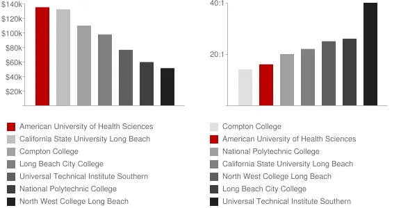 American University of Health Sciences Faculty Compensation and Workload Chart