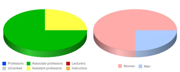 American University of Puerto Rico Manati Faculty Demographics Chart