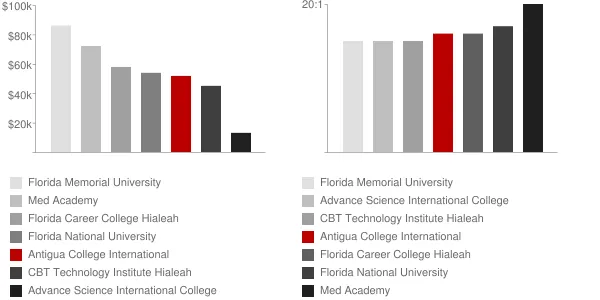 Antigua College International Faculty Compensation and Workload Chart