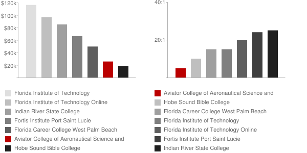 Aviator College of Aeronautical Science and Technology Faculty Compensation and Workload Chart