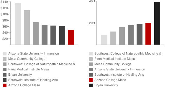 Arizona College Mesa Faculty Compensation and Workload Chart