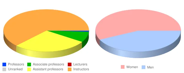 Arkansas State University Newport Faculty Demographics Chart