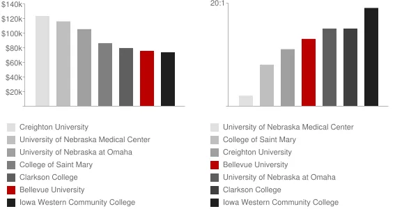 Bellevue University Faculty Compensation and Workload Chart
