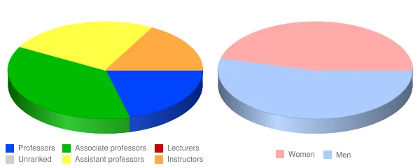 Bellevue University Faculty Demographics Chart