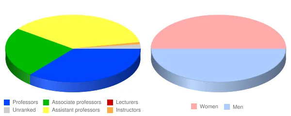 Beloit College Faculty Demographics Chart