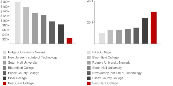 Best Care College Faculty Compensation and Workload Chart