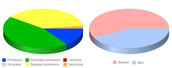 Bethel University Mishawaka Faculty Demographics Chart