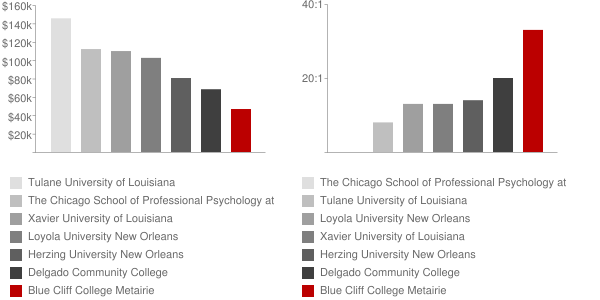 Blue Cliff College Metairie Faculty Compensation and Workload Chart