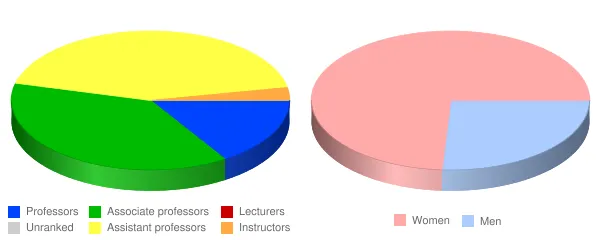 Brenau University Faculty Demographics Chart