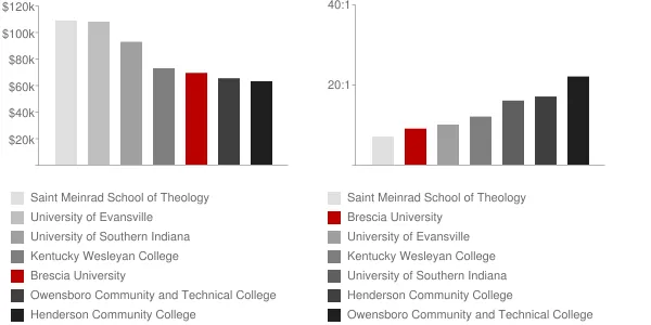 Brescia University Faculty Compensation and Workload Chart