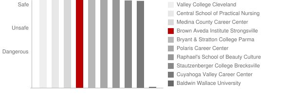 Brown Aveda Institute Rocky River Safety Chart