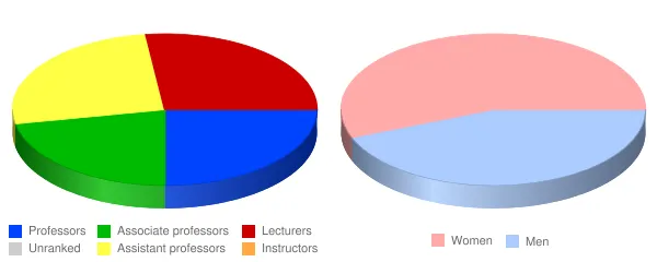 California State University Channel Islands Faculty Demographics Chart