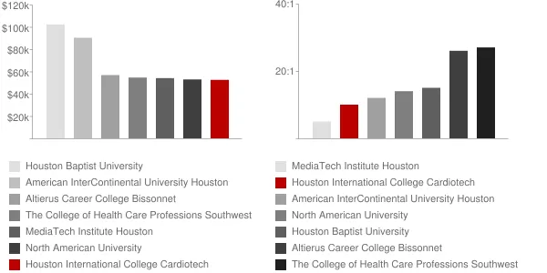 Houston International College Cardiotech Ultrasound School Faculty Compensation and Workload Chart