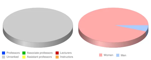Carolinas College of Health Sciences Faculty Demographics Chart