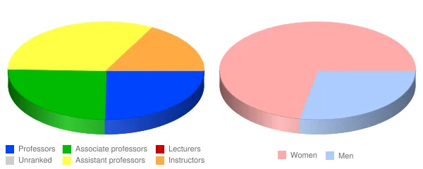 Cedar Crest College Faculty Demographics Chart