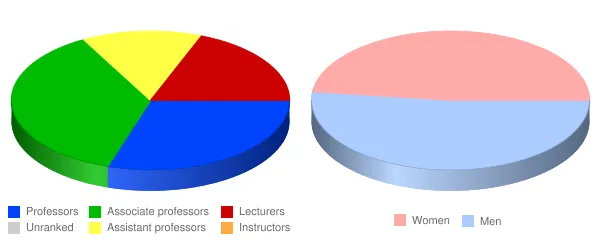 Central College Faculty Demographics Chart