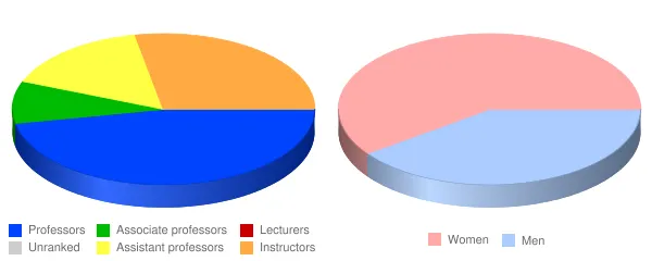 Central Wyoming College Faculty Demographics Chart