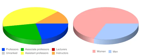 Clarke University Faculty Demographics Chart