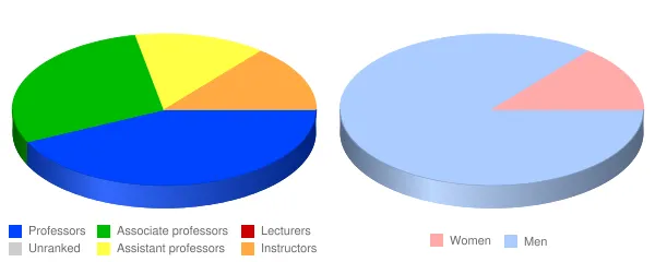 Clear Creek Baptist Bible College Faculty Demographics Chart