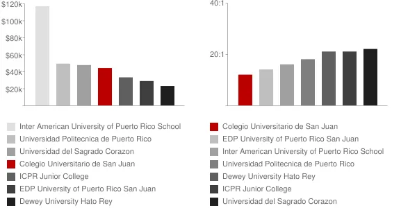 Colegio Universitario de San Juan Faculty Compensation and Workload Chart