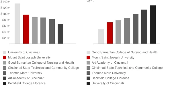 Mount Saint Joseph University Faculty Compensation and Workload Chart
