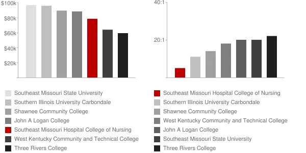 Southeast Missouri Hospital College of Nursing and Health Sciences Faculty Compensation and Workload Chart
