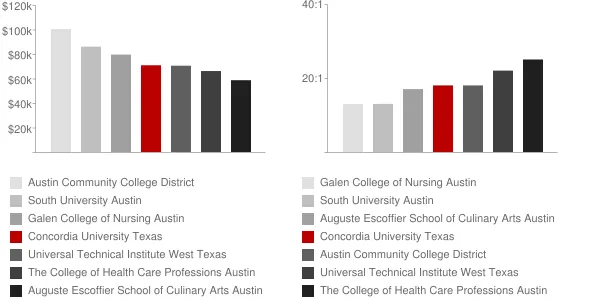 Concordia University Texas Faculty Compensation and Workload Chart