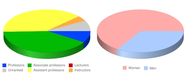 Daemen University Faculty Demographics Chart