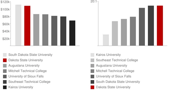 Dakota State University Faculty Compensation and Workload Chart