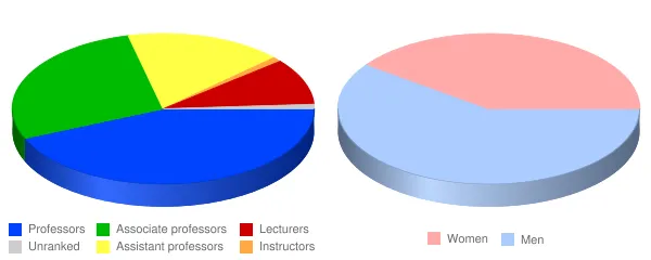 Dartmouth College Faculty Demographics Chart