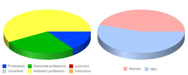 Dean College Faculty Demographics Chart