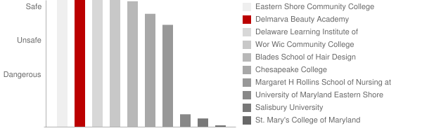 Delmarva Beauty Academy Safety Chart
