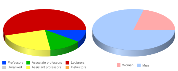 DigiPen Institute of Technology Faculty Demographics Chart