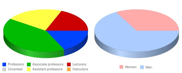 DigiPen Institute of Technology Faculty Demographics Chart