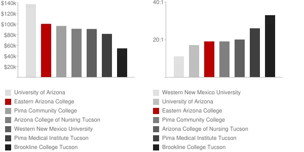 Eastern Arizona College Faculty Compensation and Workload Chart