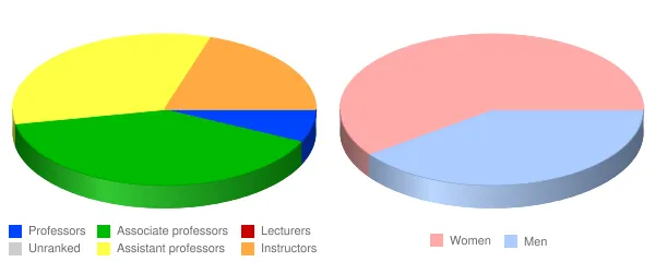 Eastern Shore Community College Faculty Demographics Chart