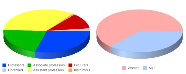 Elmhurst University Faculty Demographics Chart