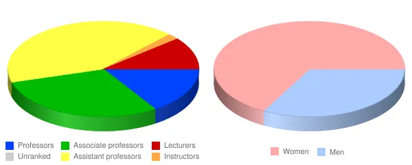 College of Our Lady of the Elms Faculty Demographics Chart