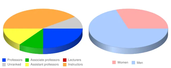 Welch College Faculty Demographics Chart