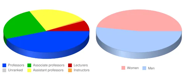 Furman University Faculty Demographics Chart