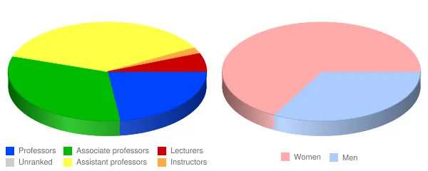 Georgian Court University Faculty Demographics Chart