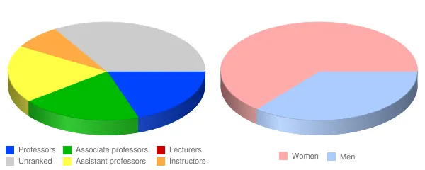 Gulf Coast State College Faculty Demographics Chart