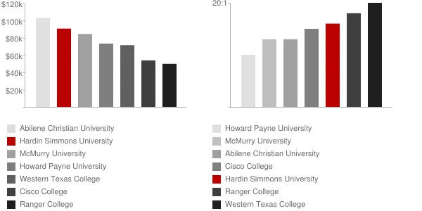Hardin Simmons University Faculty Compensation and Workload Chart