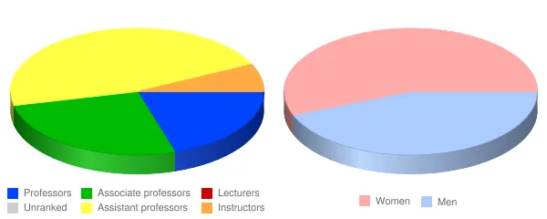 Heidelberg University Faculty Demographics Chart