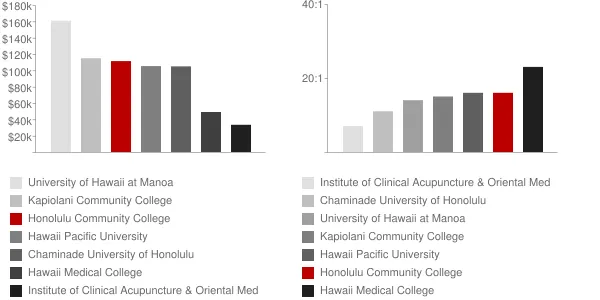 Honolulu Community College Faculty Compensation and Workload Chart