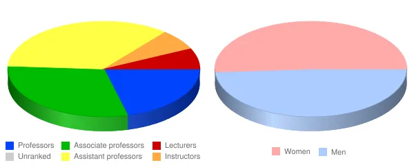 Huston Tillotson University Faculty Demographics Chart