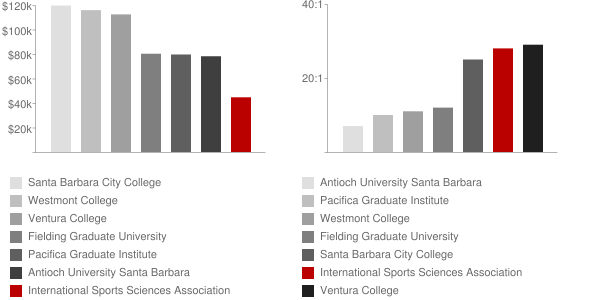 International Sports Sciences Association Faculty Compensation and Workload Chart